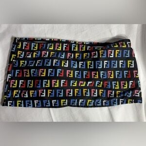 Authentic vintage Fendi Multicolor Logo Bikini Top (can be worn as a top also!)